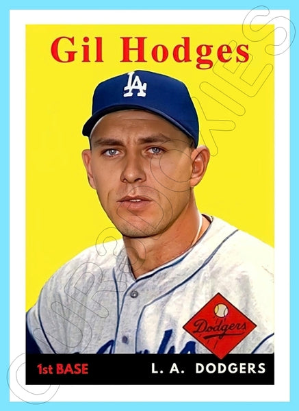 Gil Hodges 1958 Topps Custom Card - 4123
