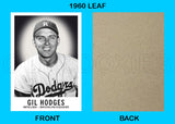 Gil Hodges 1960 Leaf Custom Card - 4423