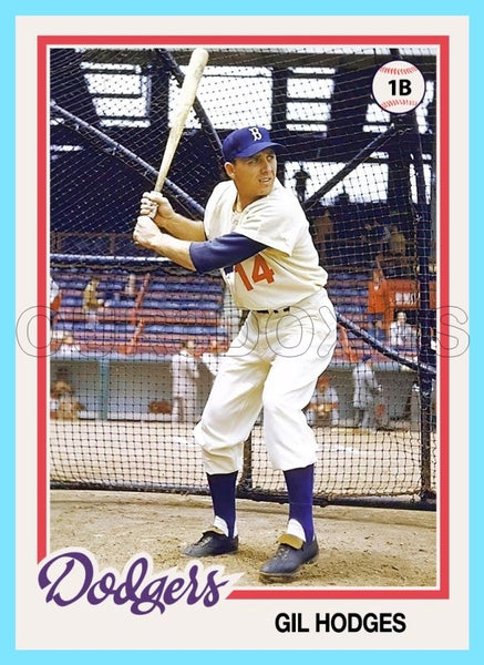 Gil Hodges 1978 Topps Custom Card - 4896