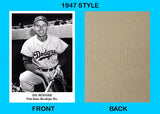 Gil Hodges 1947 Tip Top Bread Custom Card - 3827