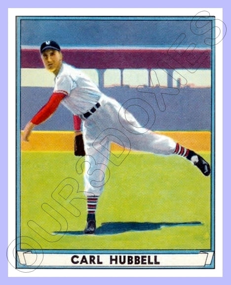 Carl Hubbell 1941 Play Ball Reproduction Card - 3784