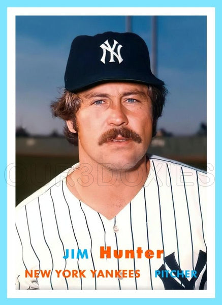 Jim Hunter 1957 Topps Custom Card - 4091