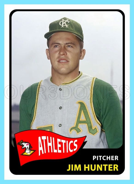 Jim Hunter 1965 Topps Custom Card - 4394