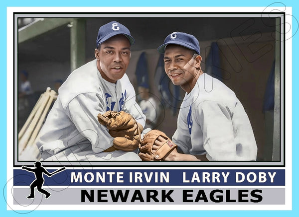 Monte Irvin Larry Doby 1976 Topps Custom Card - 4858
