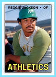 Reggie Jackson Athletics 1967 Topps Custom Card - 4473