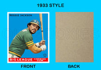 Reggie Jackson 1933 Goudey Custom Card - 3669