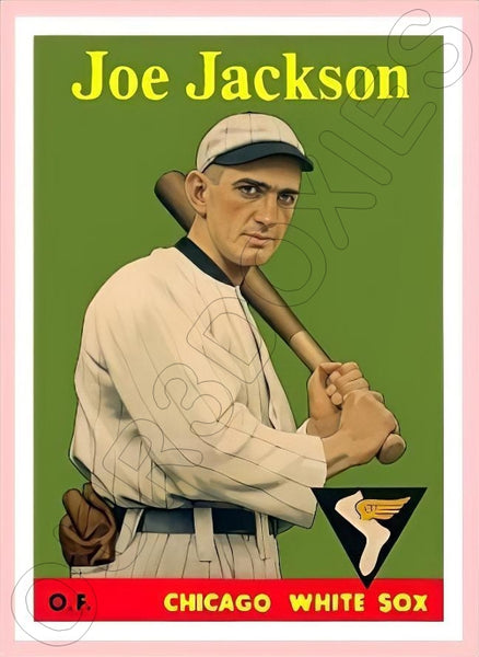 Joe Jackson 1958 Topps Custom Card - 4124