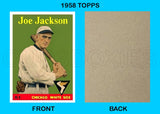 Joe Jackson 1958 Topps Custom Card - 4124