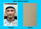 Joe Jackson 1964 Topps Giants Custom Card - 4696