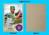 Reggie Jackson 1968 Topps Custom Card - 4501