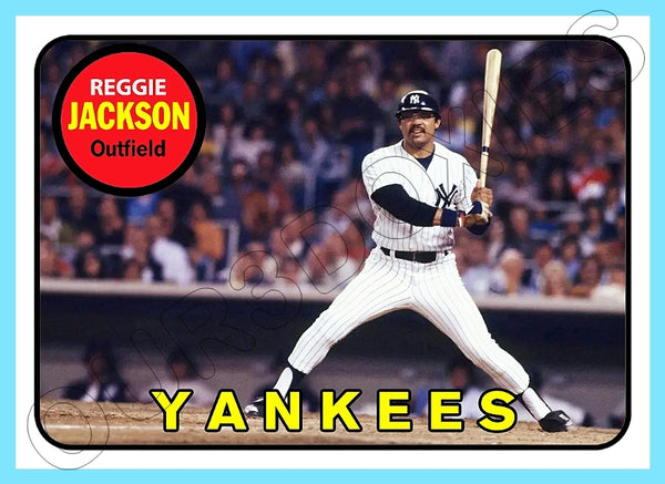 Reggie Jackson 1969 Topps Custom Card - 4534
