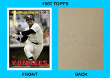 Reggie Jackson Yankees 1967 Topps Custom Card - 4474