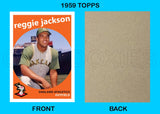Reggie Jackson 1959 Topps Custom Card - 4166