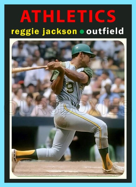 Reggie Jackson 1971 Topps Custom Card - 4601
