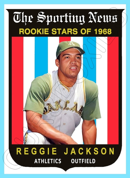 Reggie Jackson 1959 Topps AS Custom Card - 4165