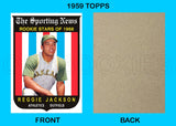 Reggie Jackson 1959 Topps AS Custom Card - 4165