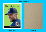 Derek Jeter 1958 Topps Custom Card - 4125