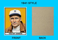 Walter Johnson 1941 Play Ball Custom Card - 3785