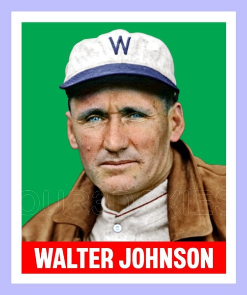 Walter Johnson 1948 Leaf Custom Card - 3939