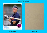 Chipper Jones 1973 Topps Custom Card - 4781