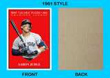 Aaron Judge 1961 Topps MVP Custom Card - 4263