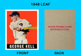 George Kell 1948 Leaf Reproduction Card - 3865