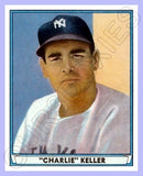 Charlie Keller 1941 Play Ball Reproduction Card - 3787