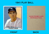 Charlie Keller 1941 Play Ball Reproduction Card - 3787
