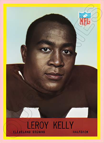 Leroy Kelly 1967 Philadelphia Football Reproduction Card - 4520