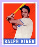 Rakph Kiner 1948 Leaf Reproduction Card - 3866