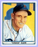 Chuck Klein 1941 Play Ball Reproduction Card - 3788
