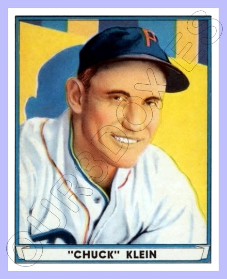 Chuck Klein 1941 Play Ball Reproduction Card - 3788