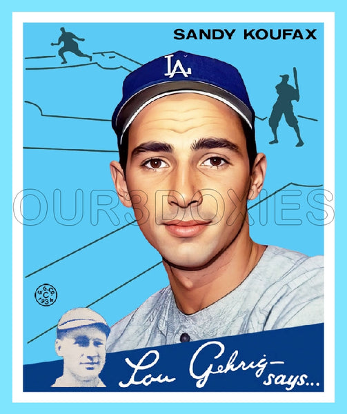 Sandy Koufax 1934 Goudey Custom Card - 3726