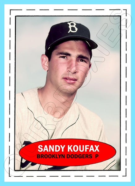 Sandy Koufax 1971 Bazooka Custom Card - 4672