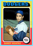 Sandy Koufax 1975 Topps Custom Card - 4838
