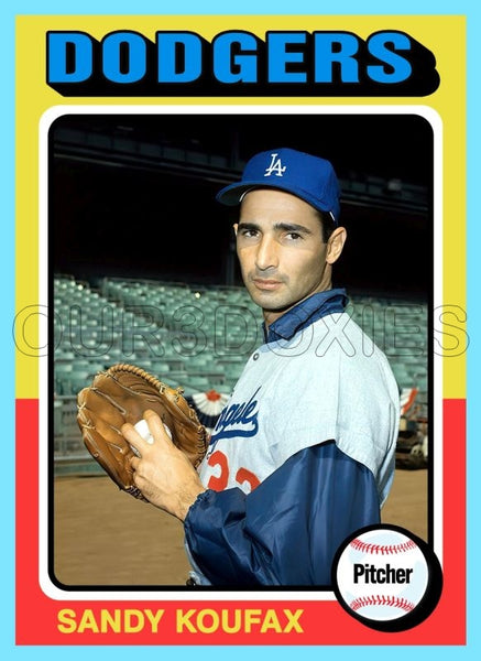 Sandy Koufax 1975 Topps Custom Card - 4838