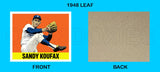 Sandy Koufax 1948 Leaf Custom Card - 3944