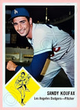 Sandy Koufax 1963 Fleer Reproduction Card - 4326