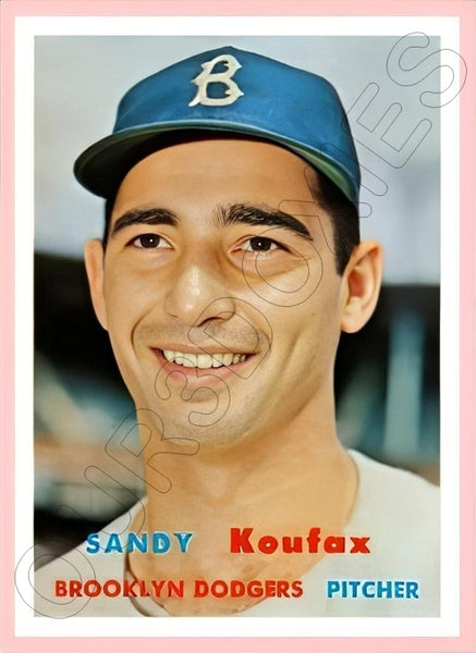 Sandy Koufax 1957 Topps Reproduction Card - 4093