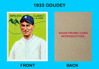 Napoleon Lajoie 1933 Goudey Reproduction Card - 3672