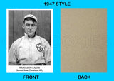 Napoleon Lajoie 1947 Tip Top Bread Custom Card - 3830