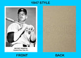 Mickey Mantle 1947 Tip Top Bread Custom Card - 3831