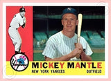 Mickey Mantle 1960 Topps Reproduction Card - 4187