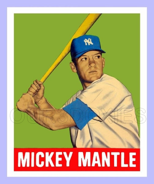 Mickey Mantle 1948 Leaf Custom Card - 3951