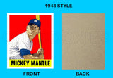 Mickey Mantle 1948 Leaf Custom Card - 3952