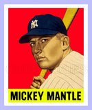 Mickey Mantle 1948 Leaf Custom Card - 3953