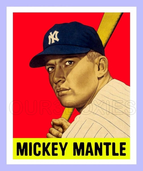 Mickey Mantle 1948 Leaf Custom Card - 3953