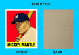 Mickey Mantle 1948 Leaf Custom Card - 3953