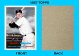 Mickey Mantle 1957 Topps Custom Card - 4095