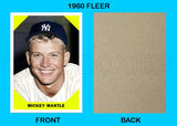 Mickey Mantle 1960 Fleer Custom Card - 4203
